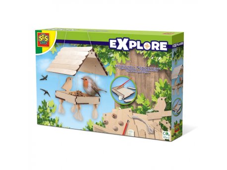 SES CREATIVE Kućica za hranjenje ptica set (33967)