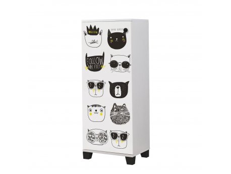 HANAH HOME Cipelarnik Filinta Cats White (869VEL6508)