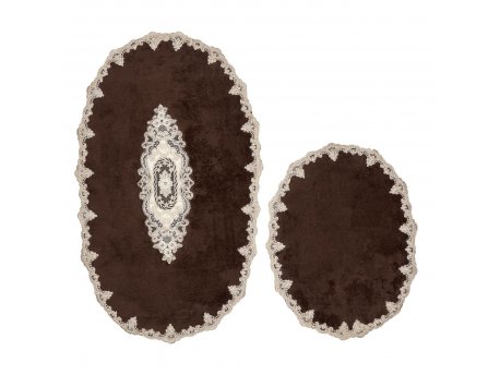 L`ESSENTIEL MAISON Kupatilski otirač Selonya Oval Brown