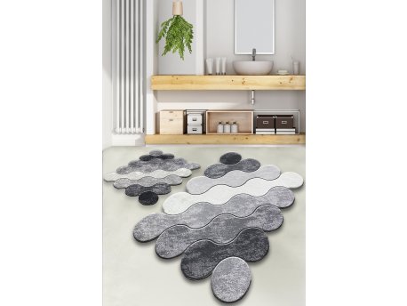 L`ESSENTIEL MAISON Kupatilski otirač Circle Grey