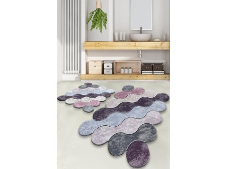 L`ESSENTIEL MAISON Kupatilski otirač Circle Purple