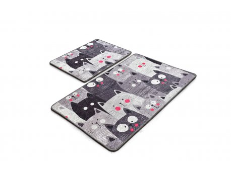 L`ESSENTIEL MAISON Kupatilski otirač Meow Grey