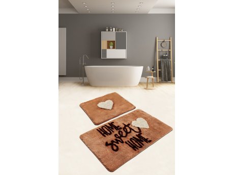 L`ESSENTIEL MAISON Kupatilski otirač Home Sweet Home Brown