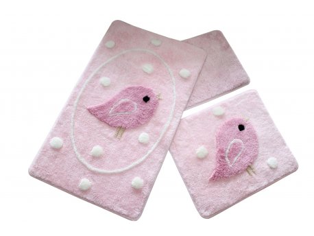 L`ESSENTIEL MAISON Kupatilski otirač Birdie Pink