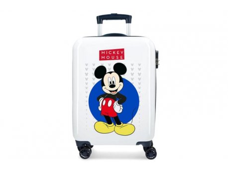 DISNEY Mickey ABS Kofer 55 cm bela boja