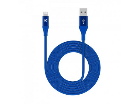 CELLY USB - Lightning kabl u plavoj boji