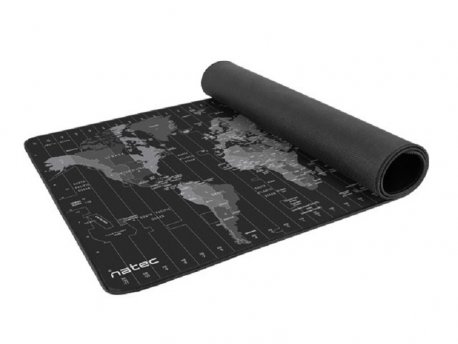 NATEC TIME ZONE MAP MAXI, podloga za miša, 80 cm x 40 cm (NPO-1119)