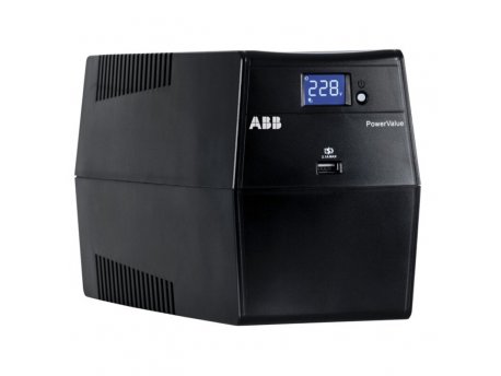 PowerValue UPS ABB 11LI Up 1000VA 600W/Simulated Sine Wave/6 x IEC 320 C13 USB i RS232