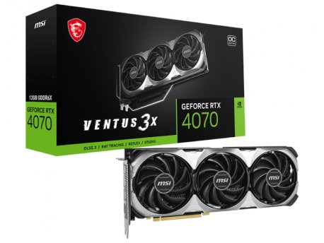 MSI NVidia GeForce RTX 4070 12GB RTX 4070 VENTUS 3X E 12G OC