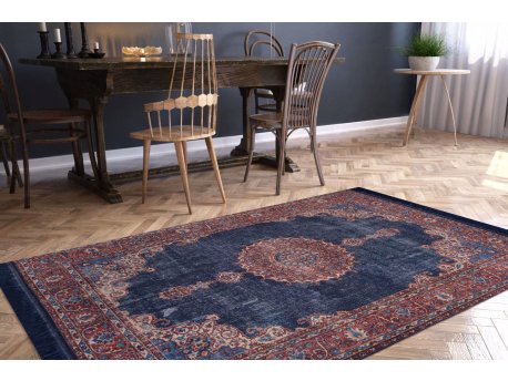 Conceptum Hypnose Tepih Blues Chenille Dark Blue AL 87