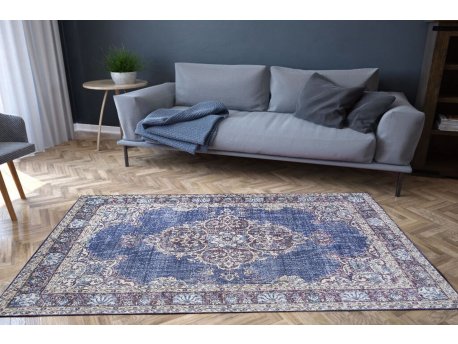 Conceptum Hypnose Tepih Blues Chenille Dark Blue AL 249