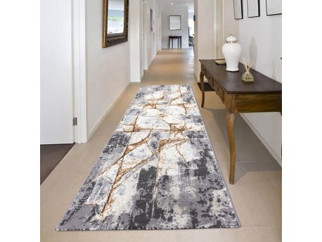 Conceptum Hypnose Tepih HE625 Grey Gold (80 x 300 )