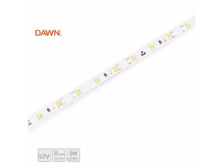 DAWN Led traka 12V 7.2W/M 6500K IP55 (HL 2835-60-W, 5M, 8MM)