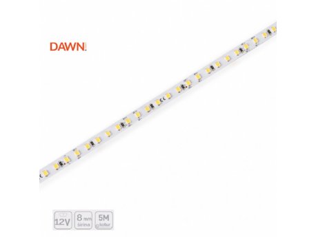 DAWN Led traka 12V 12W/M 3000K IP20 (HL 2835-120-WW, 5M, 8MM)