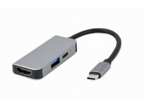 CablExpert A-CM-COMBO3-02 USB-C - HDMI/USB 3.0/PD (30607)
