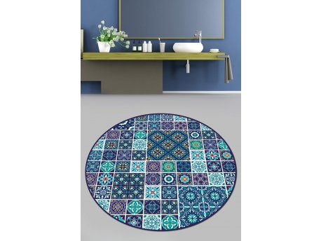 L`ESSENTIEL MAISON Kupatilski otirač Carres Bleus (160 cm)