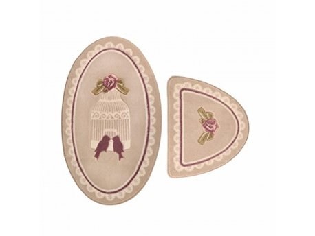 L`ESSENTIEL MAISON Kupatilski otirač Bird Cage Beige
