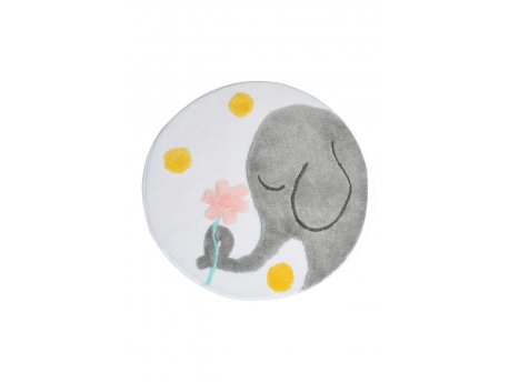 L`ESSENTIEL MAISON Kupatilski otirač Buyuk Fil Yuvarlak Grey