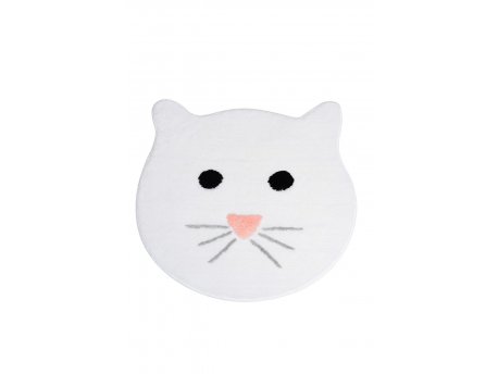L`ESSENTIEL MAISON Kupatilski otirač Cat White