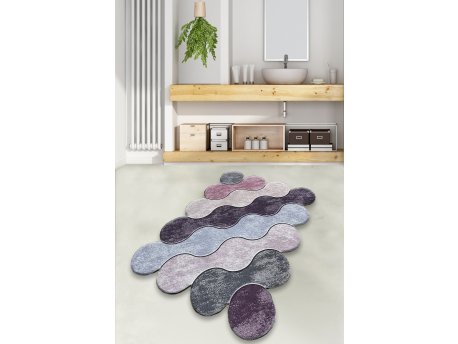 L`ESSENTIEL MAISON Kupatilski otirač Circle Purple 1