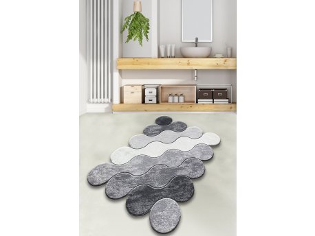 L`ESSENTIEL MAISON Kupatilski otirač Circle Grey 1