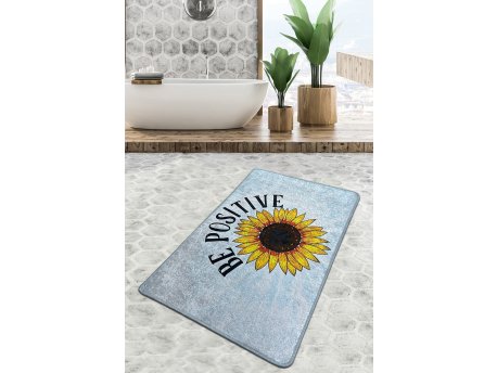 L`ESSENTIEL MAISON Kupatilski otirač Be Positive Djt (80 x 100)