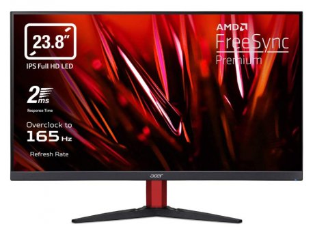ACER Monitor 23.8 KG242YP Full HD, LED, 2ms, 165Hz, HDMI, DisplayPort, Crni (UM.QX2EE.P05)