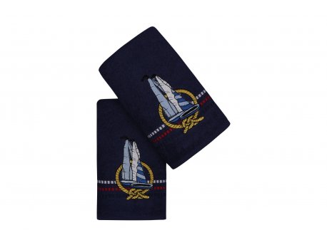 L`ESSENTIEL MAISON Set peškira Marina Dark Blue Yelken v2