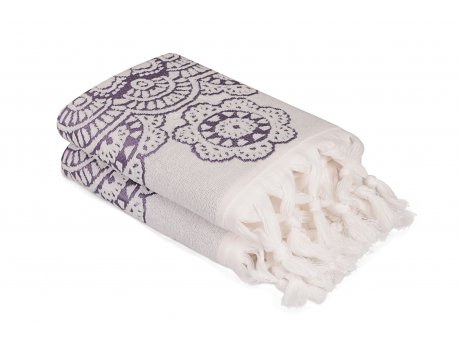 L`ESSENTIEL MAISON Set peškira Marcello Purple