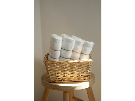 L`ESSENTIEL MAISON Set peškira Wendy White Pink Beige Mint Dusty Rose