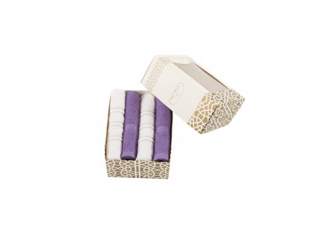 L`ESSENTIEL MAISON Set peškira Medley White Purple