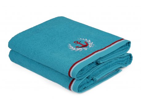 L`ESSENTIEL MAISON Peškir Maritim Turquoise 1
