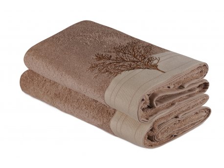 L`ESSENTIEL MAISON Peškir Infinity Light Brown 1