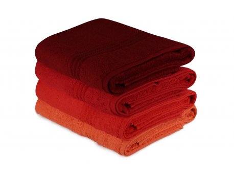 L`ESSENTIEL MAISON Peškir Rainbow Red 1