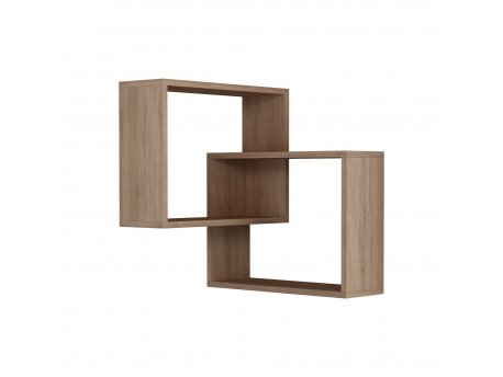 HANAH HOME Zidna polica Ring Sonoma Oak