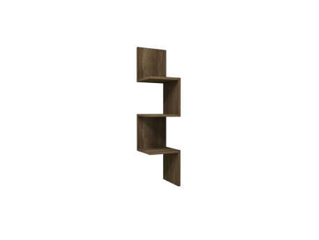 HANAH HOME Zidna polica Zikzak Walnut