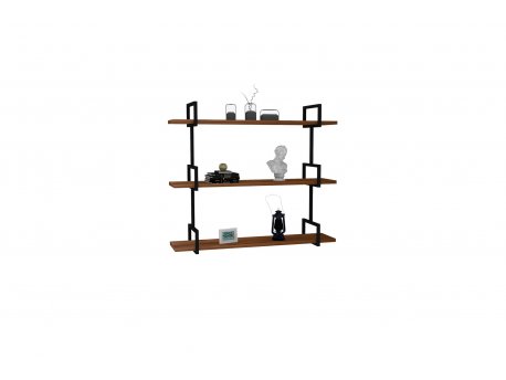 HANAH HOME Zidna polica Uras Walnut