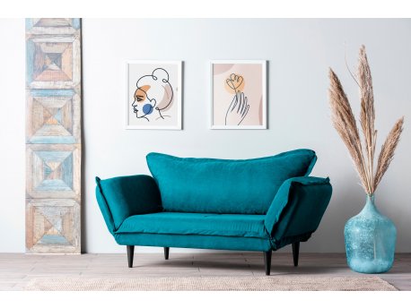 Atelier del Sofa Sofa Vino Daybed Petrol Green GR124