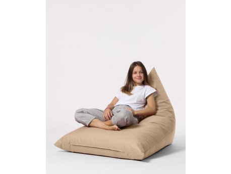 Atelier del Sofa Lazy bag Pyramid Big Bed Pouf Mink