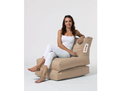 Atelier del Sofa Lazy bag Siesta Sofa Bed Pouf Mink