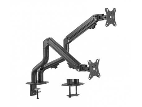 GEMBIRD MA-DA2-02 Gembird Podesivi dupli stoni drzac za monitor, tilt,17-27 max.2x8kg (alt.MA-DA2-01) (44280)