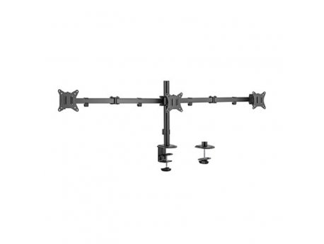 GEMBIRD MA-D3-01 Gembird Podesivi stoni drzac za monitor sa tri ruke,tilt,rotacija, okretanje, 17-27 max.7kg (44277)