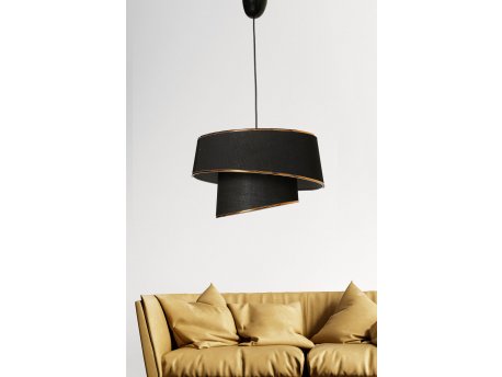 OPVIQ Luster Barette Gold Black