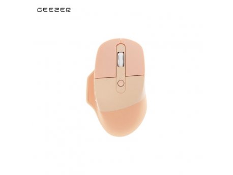 GEZZER Optički BT WL miš ergonomskog oblika u milk tea boji