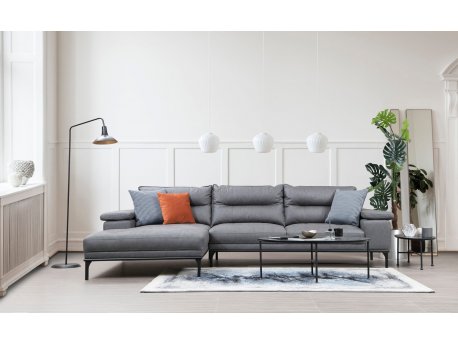 Atelier del Sofa Ugaona garnitura Hollywood Corner Left Grey