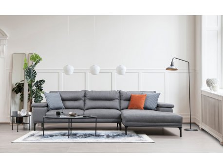 Atelier del Sofa Ugaona garnitura Hollywood Corner Right Grey