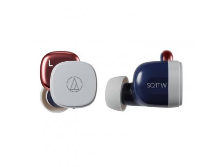 Audio-Technica Bežične bubice SQ1TWNRD, crvena
