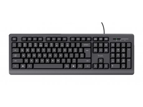TRUST Basic (24639) žična US tastatura crna