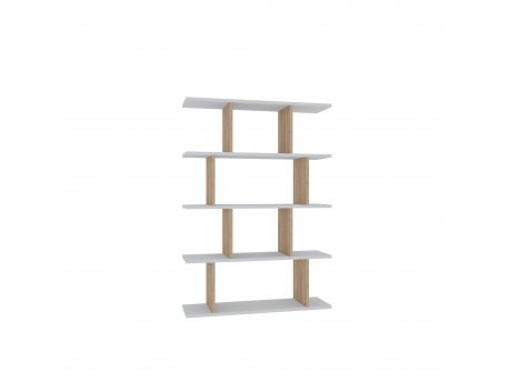 HANAH HOME Polica za knjige Harmon Oak White