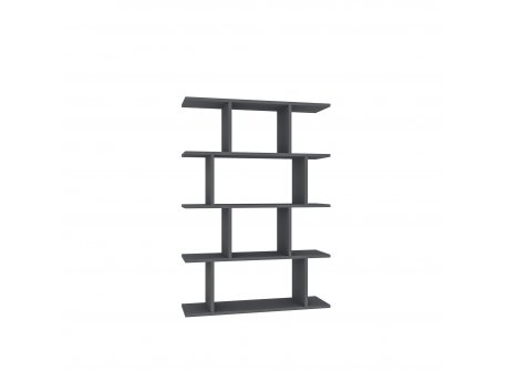 HANAH HOME Polica za knjige Harmon Anthracite